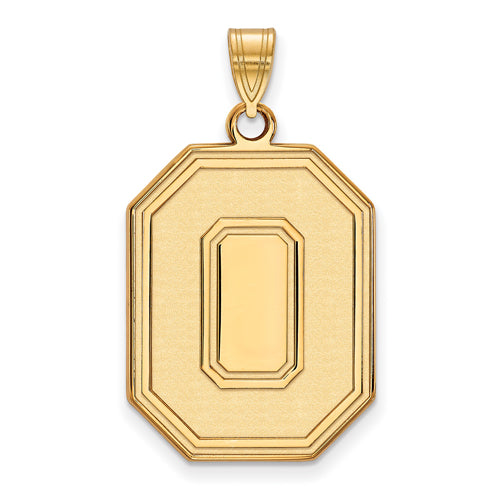 10ky Ohio State U XL Athletic "O" Pendant