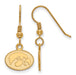 SS w/GP University of Iowa XS Dangle Earrings