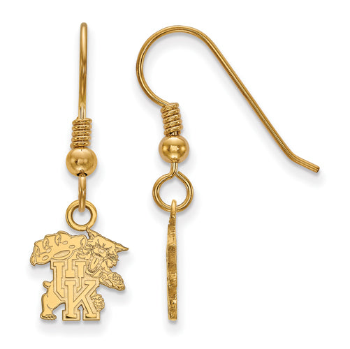 SS w/GP University of Kentucky XS U-K Wildcat Dangle Earrings