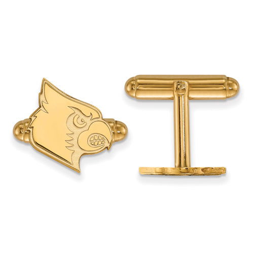 SS w/GP University of Louisville Cardinal Cuff Links