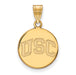 10ky University of Southern California Medium Disc Pendant