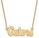 14ky University of Florida Small "GATORS" Pendant w/Necklace