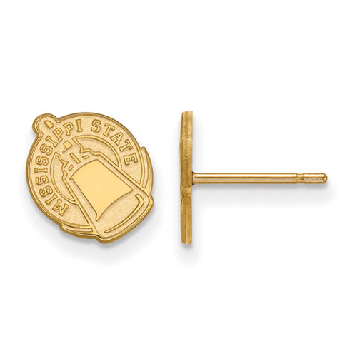 SS w/GP Mississippi State University XS Post Cheer Earrings