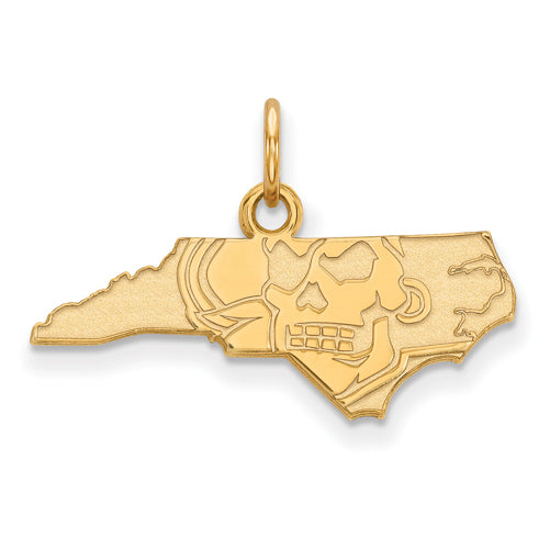 SS w/GP East Carolina University XS Pirate State of Mind Pendant
