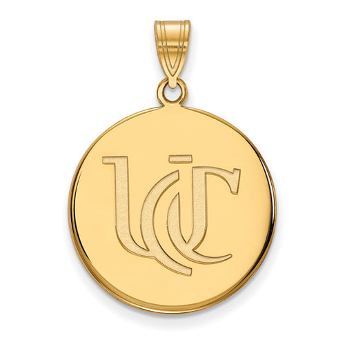 10ky University of Cincinnati Large UC Disc Pendant