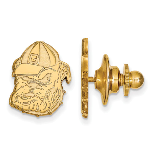 SS w/GP University of Georgia Bulldog Lapel Pin