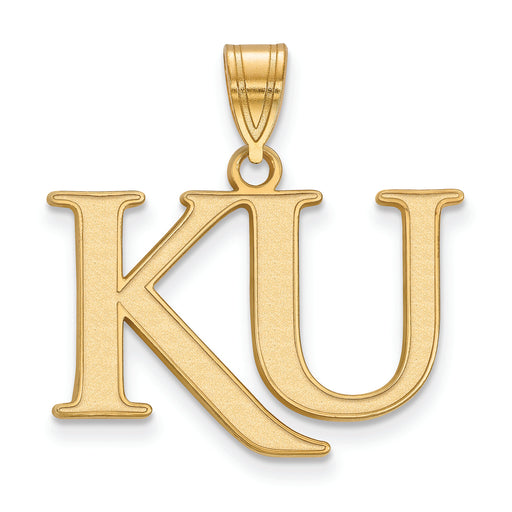 10ky University of Kansas Medium KU Pendant