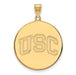 14ky University of Southern California XLarge Disc Pendant