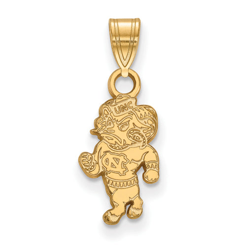 10ky University of North Carolina Small Rameses Pendant
