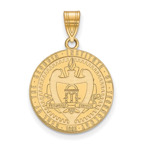 SS w/GP Georgia Institute of Technology Large Crest