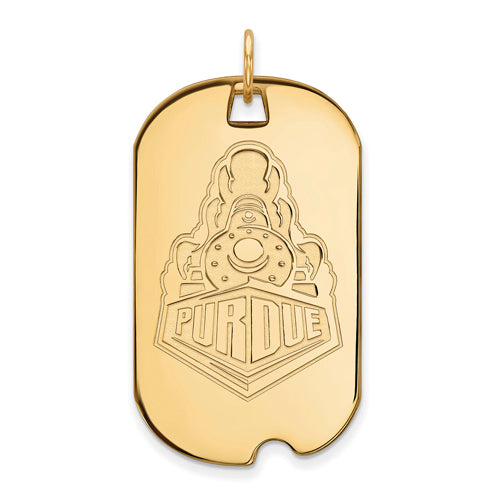SS w/GP Purdue Large Boilermaker Dog Tag