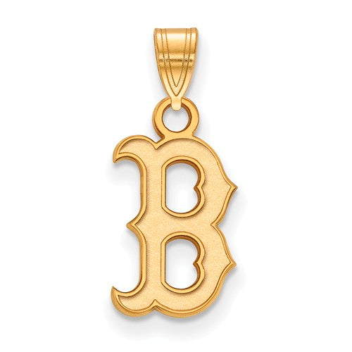 14ky MLB  Boston Red Sox Small B Logo Pendant