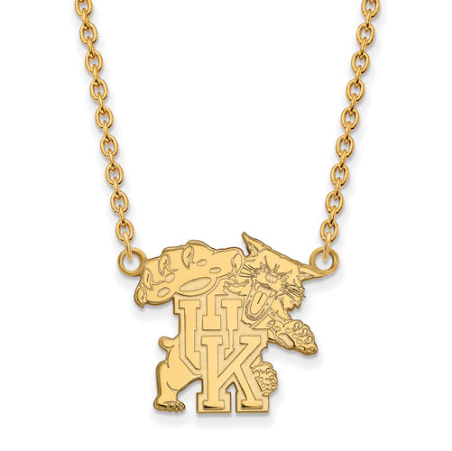 14ky University of Kentucky Large Logo Pendant w/Necklace
