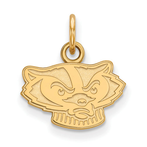 10ky University of Wisconsin XS Badgers Pendant