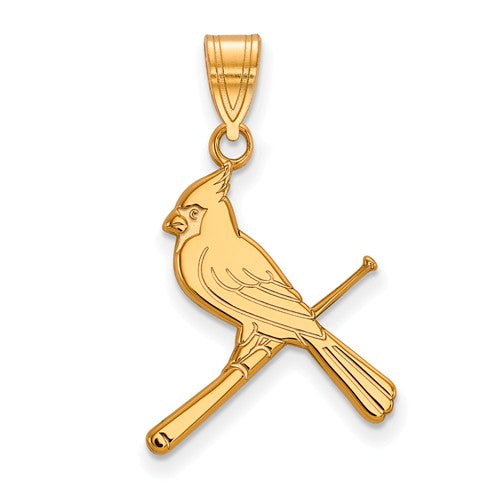 14ky MLB  St. Louis Cardinals Large Alternate Logo Pendant