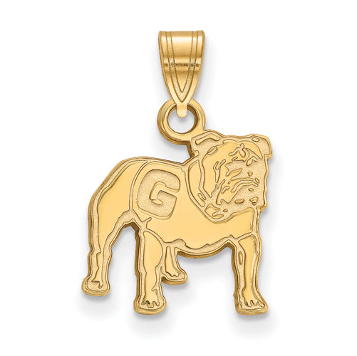 14ky University of Georgia Small Full Body Pendant