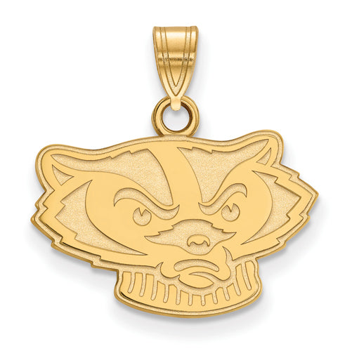 14ky University of Wisconsin Small Badgers Pendant