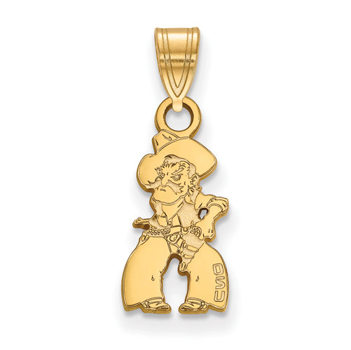 10ky Oklahoma State University Small "Pistol Pete" Pendant