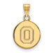 10ky Ohio State U Small Athletic "O" Disc Pendant