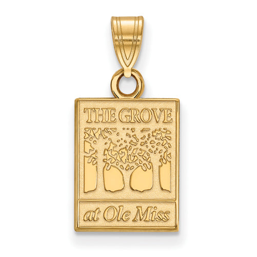 14ky U of Miss Small The Grove at Ole Miss Pendant