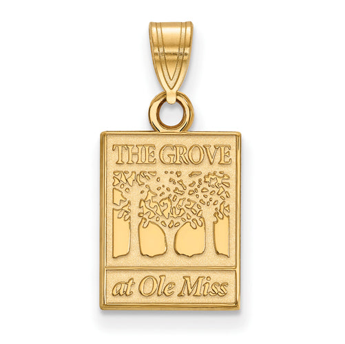 SS w/GP University  of Mississippi Small The Grove at Ole Miss Pendant