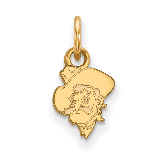 14ky Oklahoma State University XS "Pistol Pete" Head Pendant