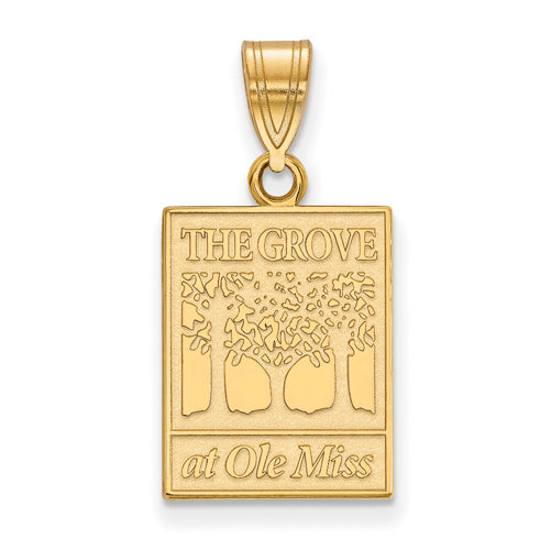 SS w/GP University  of Miss Medium The Grove at Ole Miss Pendant