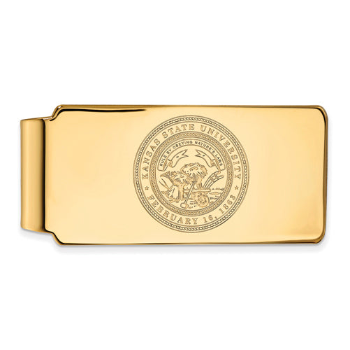 10ky Kansas State University Money Clip Crest