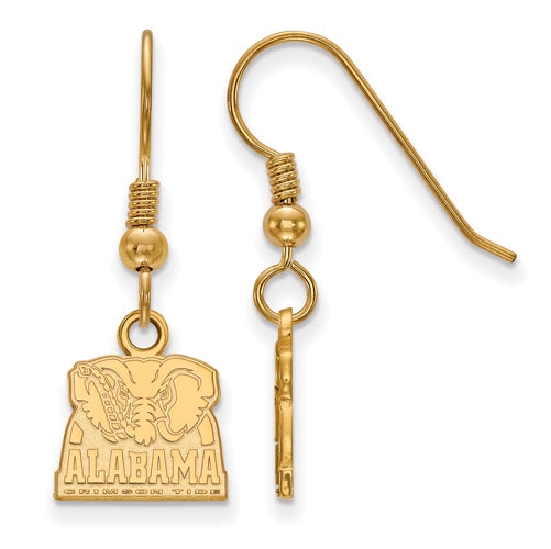 SS w/GP University of Alabama XS Dangle Earrings