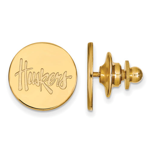 SS w/GP University of Nebraska Lapel Pin