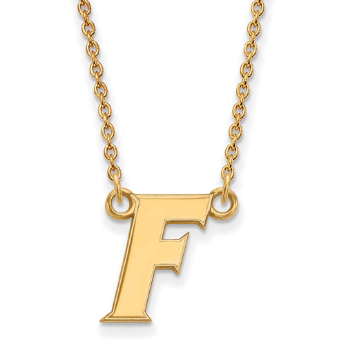 SS w/GP University of Florida Small Pendant w/Necklace