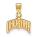 SS w/GP Ohio State U Small "OHIO STATE" Pendant