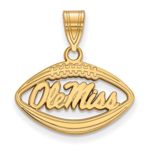 SS w/GP University  of Mississippi Pendant in Football