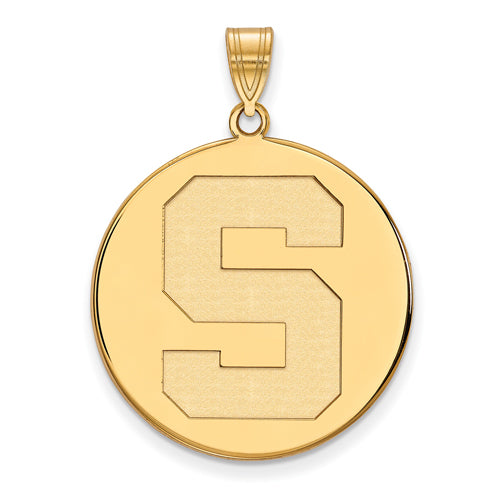 14ky Michigan State University XL Disc Pendant