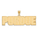 10ky Purdue Large PURDUE Pendant