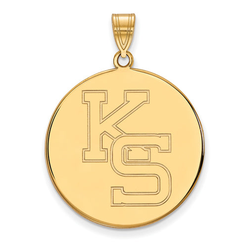 10ky Kansas State University XL Disc Pendant