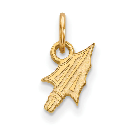 14ky Florida State University XS Arrow Pendant