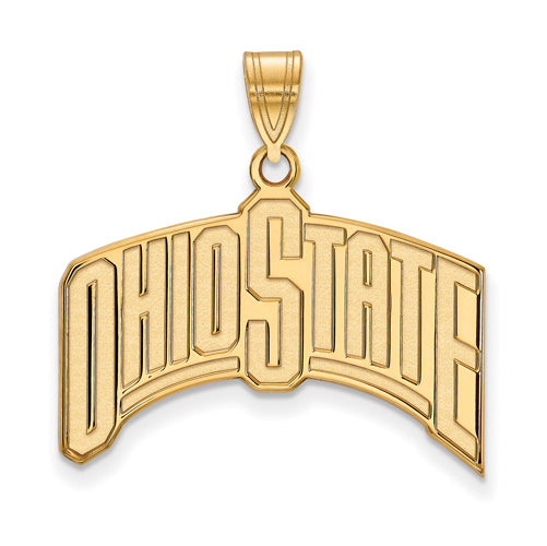 SS w/GP Ohio State U XL "OHIO STATE" Pendant