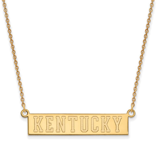 SS w/GP University of Kentucky Small Pendant w/Necklace