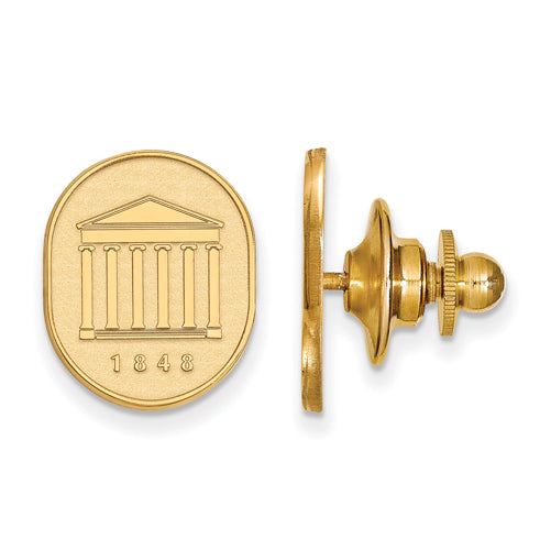 SS w/GP University  of Mississippi Crest Lapel Pin
