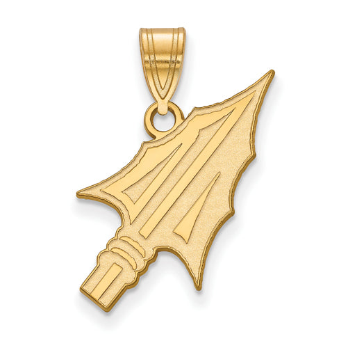 14ky Florida State University Large Arrow Pendant