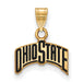 SS w/GP Ohio State U Small Enamel "OHIO STATE" Pendant