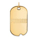 14ky Purdue Large Dog Tag