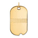 10ky Purdue Large Dog Tag