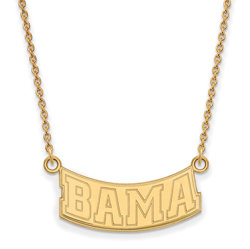14ky University of Alabama Small Bama Pendant w/Necklace