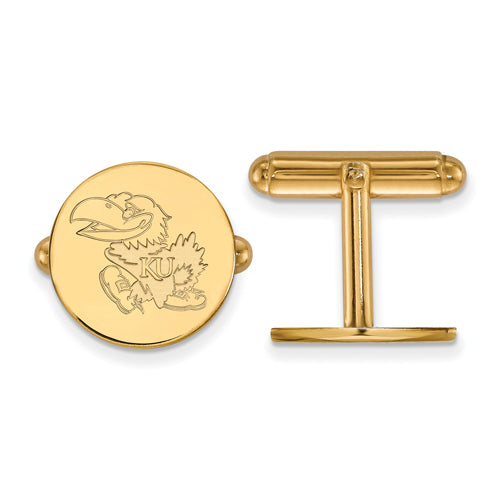 SS w/GP University of Kansas Left Cuff Links