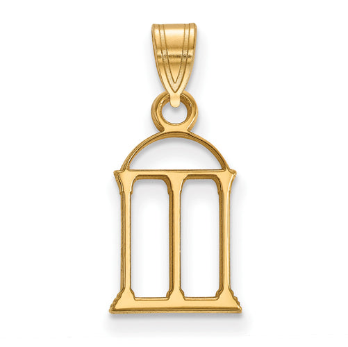 SS w/GP University of Georgia Small Arch Pendant