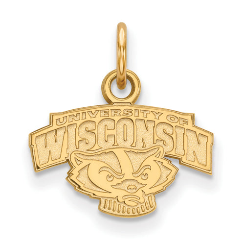 10ky University of Wisconsin XS Alt "WISCONSIN" Badger Pendant