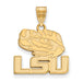 14ky Louisiana State University Medium LSU Tiger Head Pendant