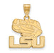 SS w/GP Louisiana State University Medium LSU Tiger Head Pendant